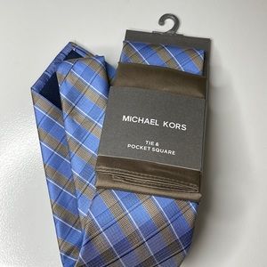Michael Kors Men's Tie and Pocket Square